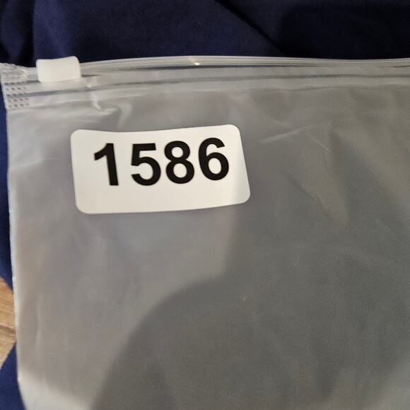 MICHAEL Michaek Kors Top Womens Small Gold Toned Shoulder Cutout Blue Cotton - Picture 12 of 13